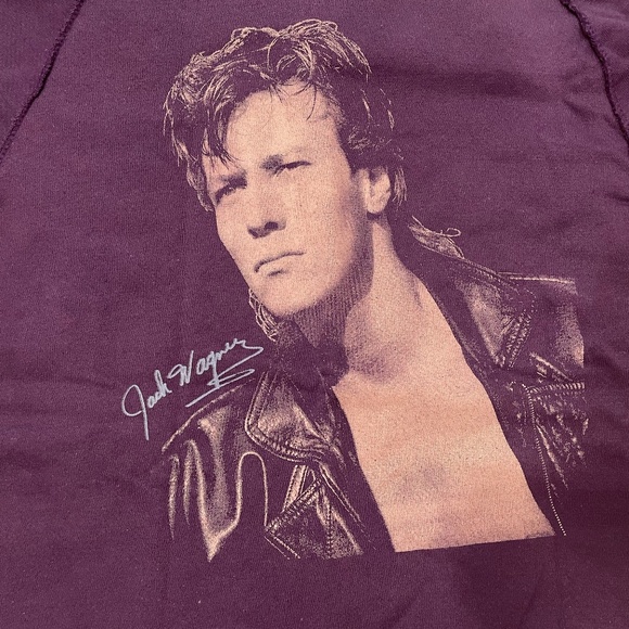 Vintage (but never worn) Jack Wagner 1986 Concert Tour Sweatshirt - Picture 2 of 4